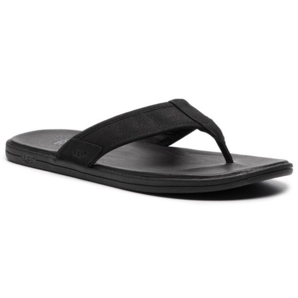 🎁 UGG Men's Seaside Leather Flip Flop - Picture 1 of 6